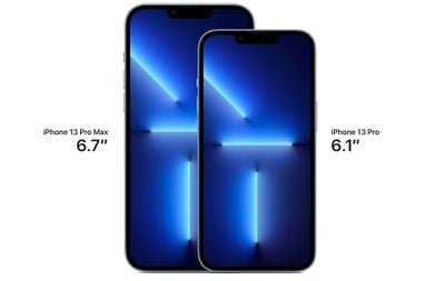 iphone 13 pro display sizes